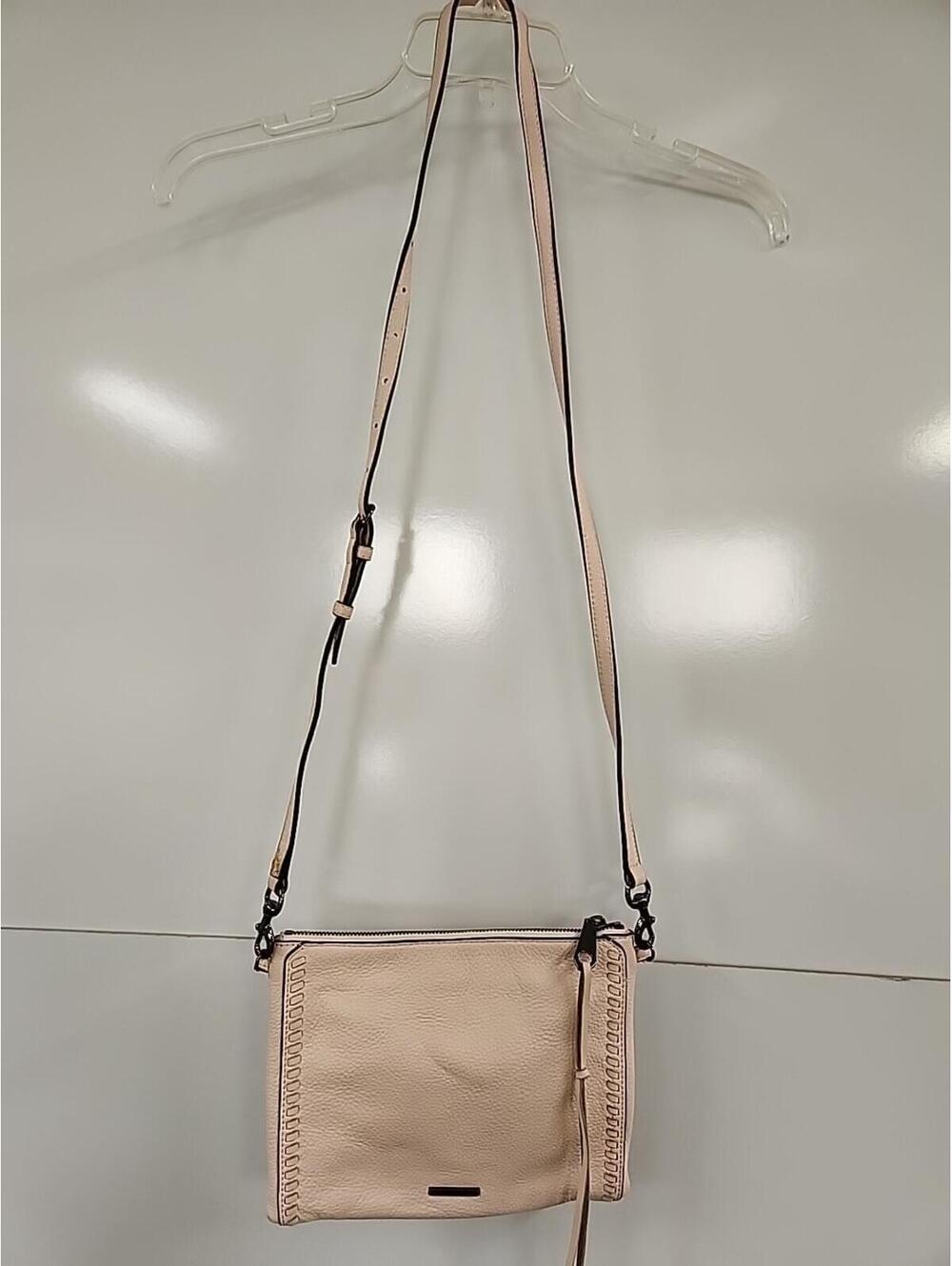 Rebecca Minkoff Purse Small Pink Zipper Closure 100% Genuine Leather